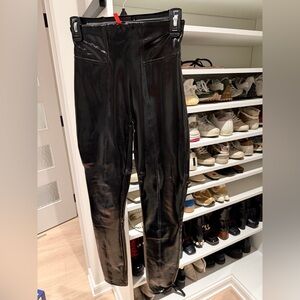 SPANX Shiny Black Leggings